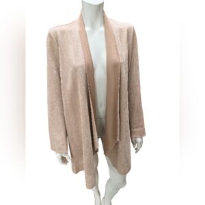 Women's Beige/Tan Draped Blazer Jacket